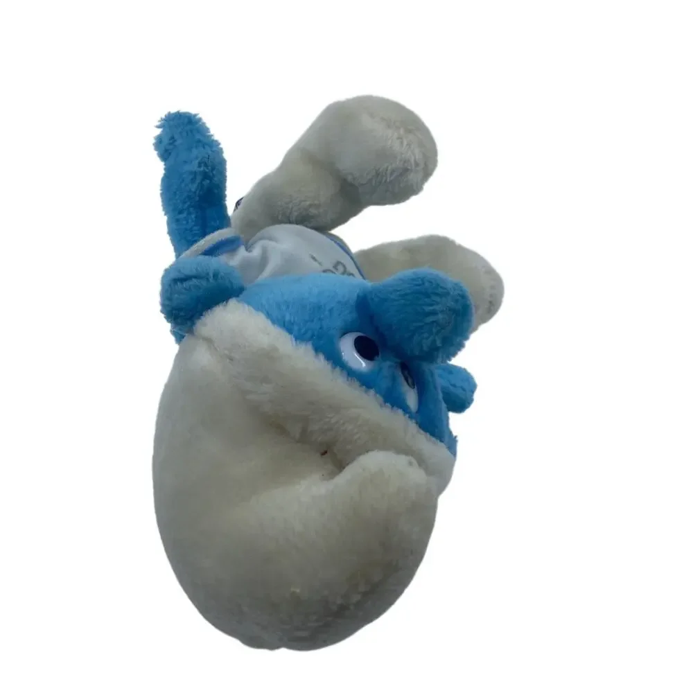 Vintage Smurf & Smurfette Bean Bag Plush Lot Wallace Berrie Peyo 1979 & 1981